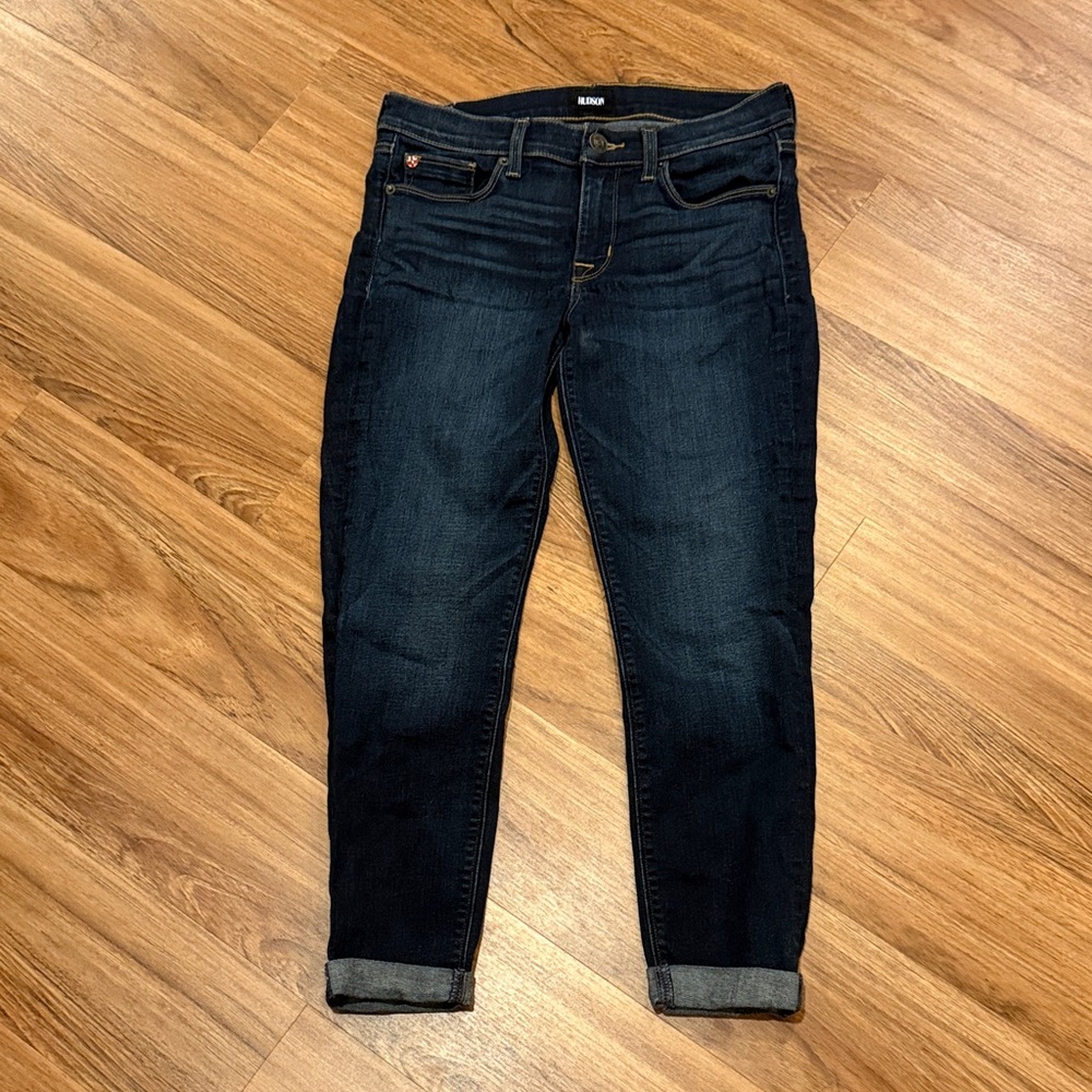 Hudson Jeans Dark Indigo Women's Cropped Jeans size 28 like new